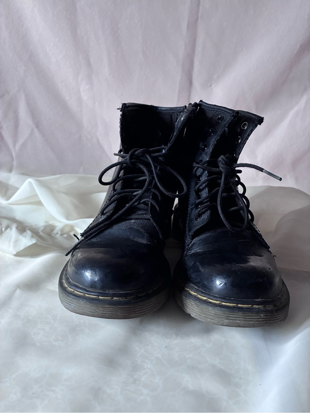 Dr. Martens Black Leather Lace-Up Ankle Boots